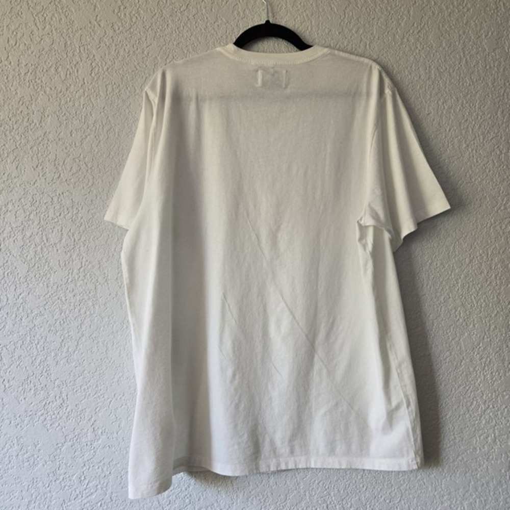 Melrose Place Mens Tee Off-White Cotton‎ T-Shirt XL